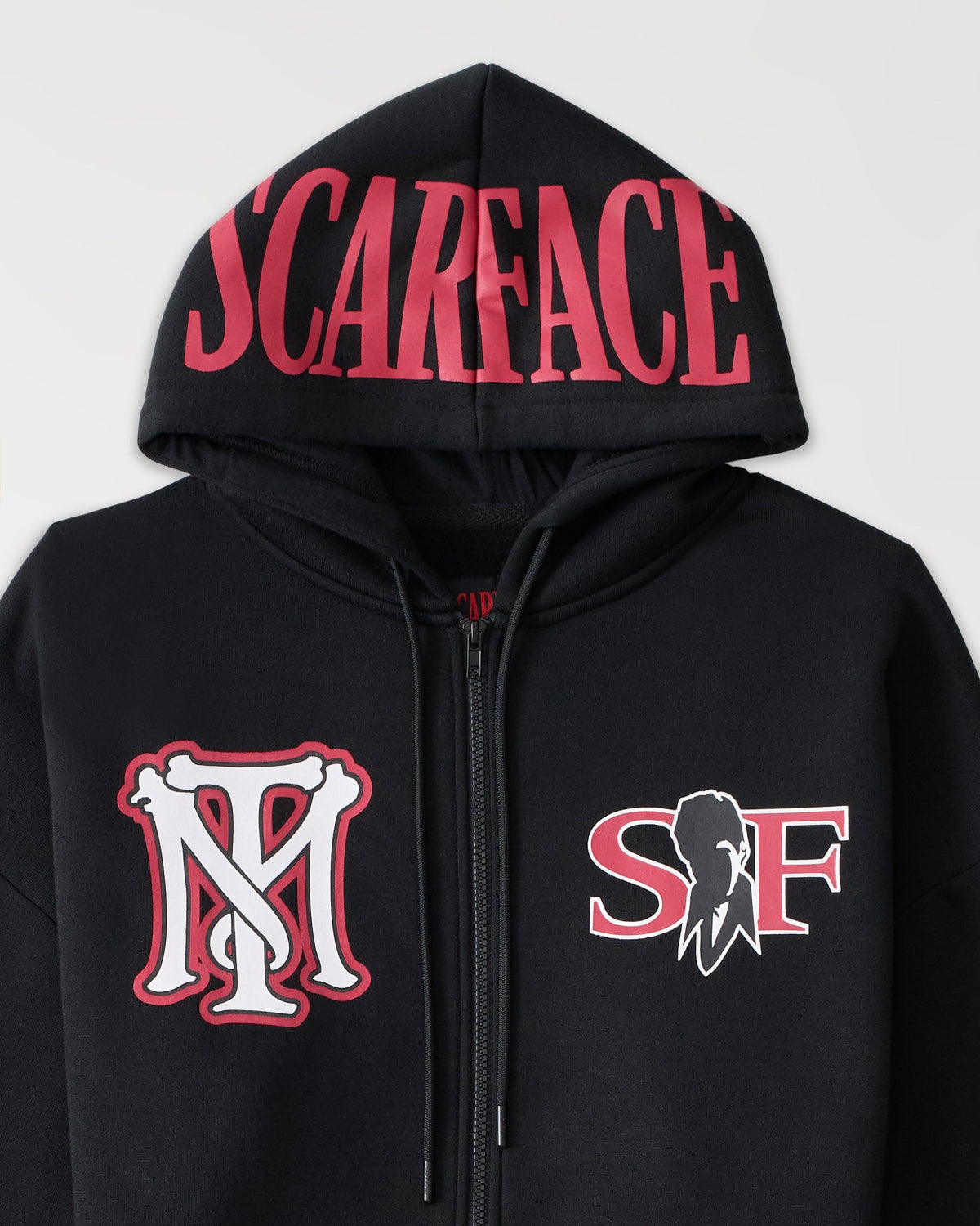 Reason Clothing Best Price Scarface MPR Full ZIP Hoodie - Black