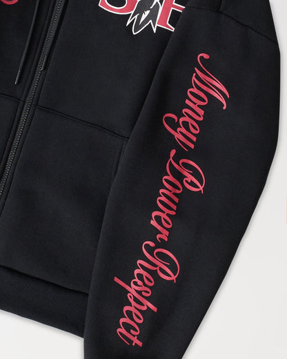 Reason Clothing Best Price Scarface MPR Full ZIP Hoodie - Black