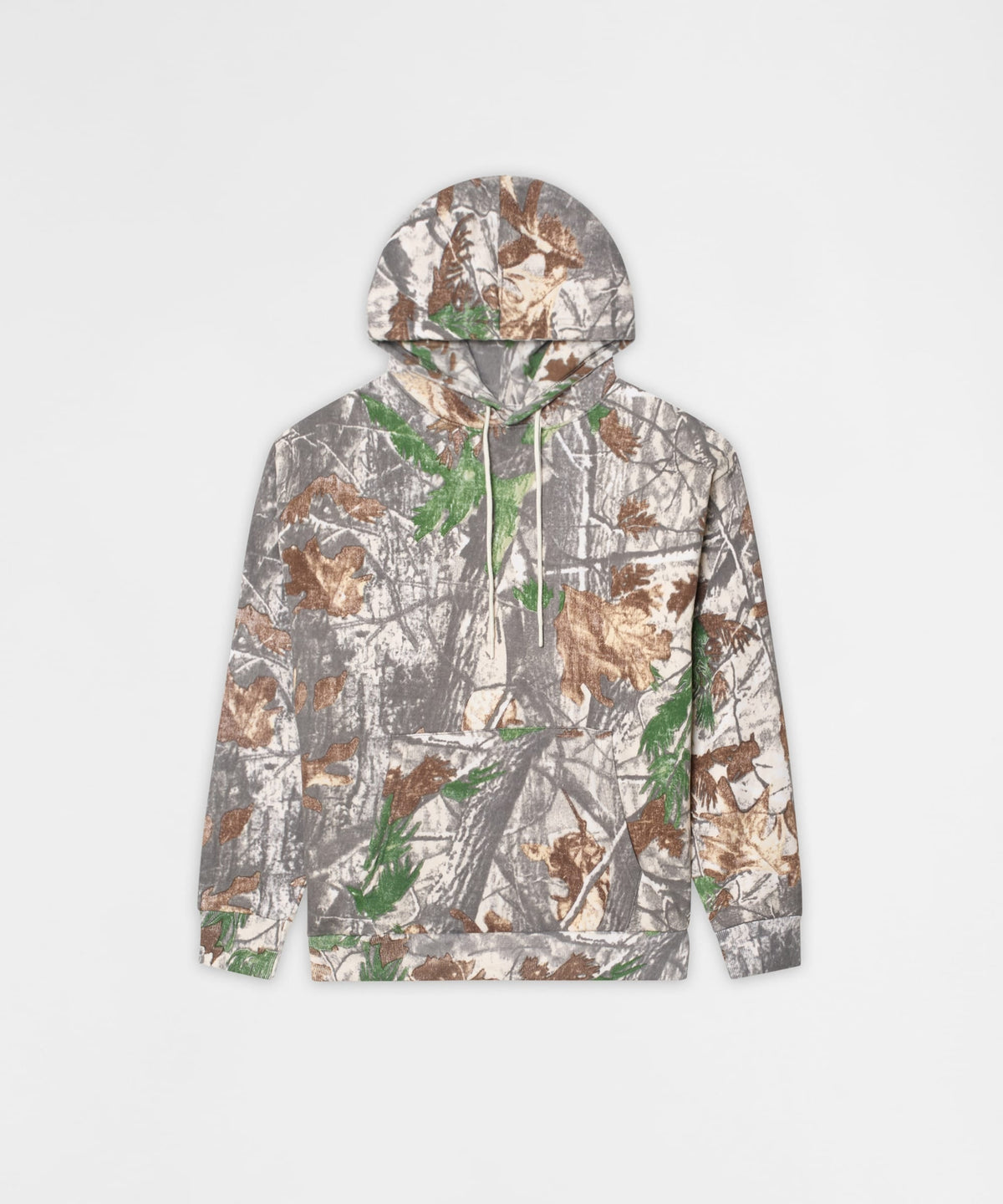 Reason Clothing Recommended Essential Pull Over Boxy Fit Hoodie - White Tree