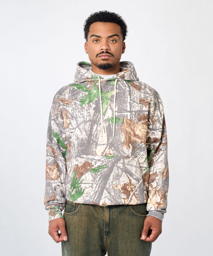 Reason Clothing Recommended Essential Pull Over Boxy Fit Hoodie - White Tree