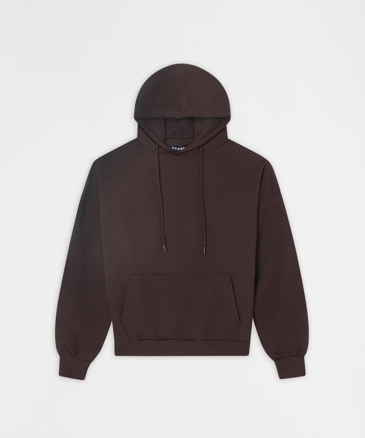 Reason Clothing Trending Essential Pull Over Boxy Fit Hoodie - Brown