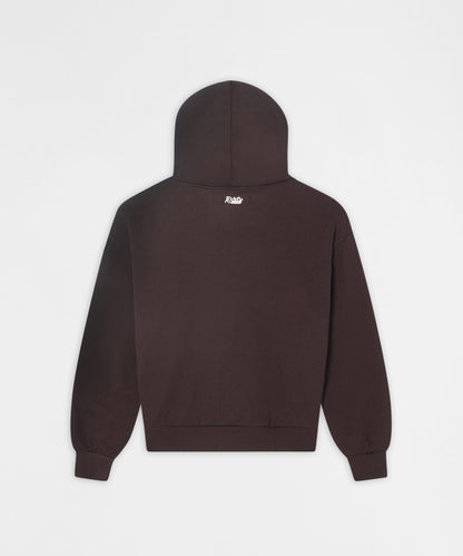 Reason Clothing Trending Essential Pull Over Boxy Fit Hoodie - Brown