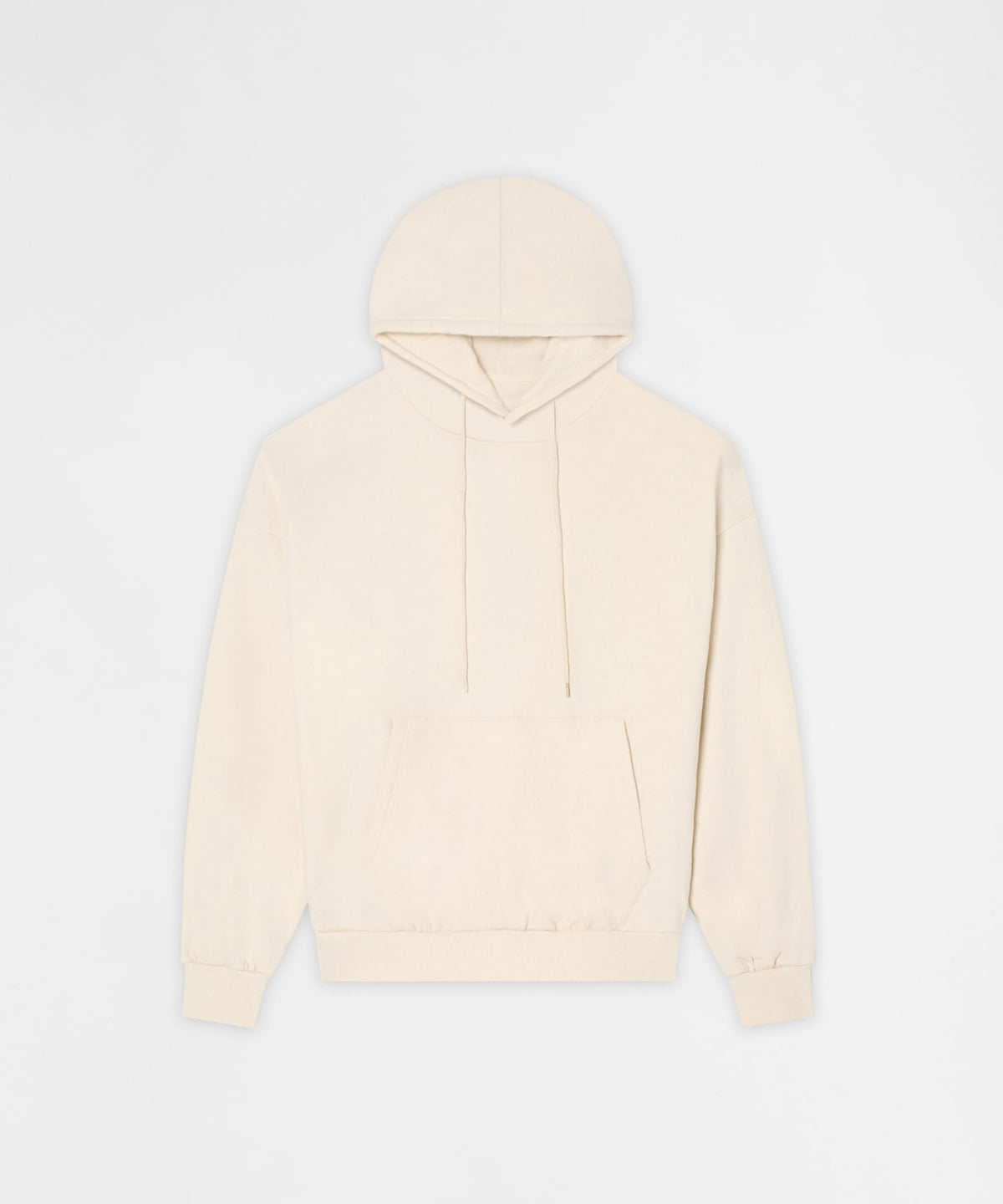 Reason Clothing Featured Essential Pull Over Boxy Fit Hoodie - Cream