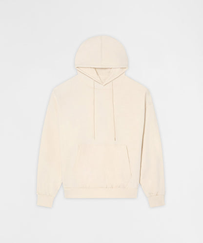 Reason Clothing Featured Essential Pull Over Boxy Fit Hoodie - Cream