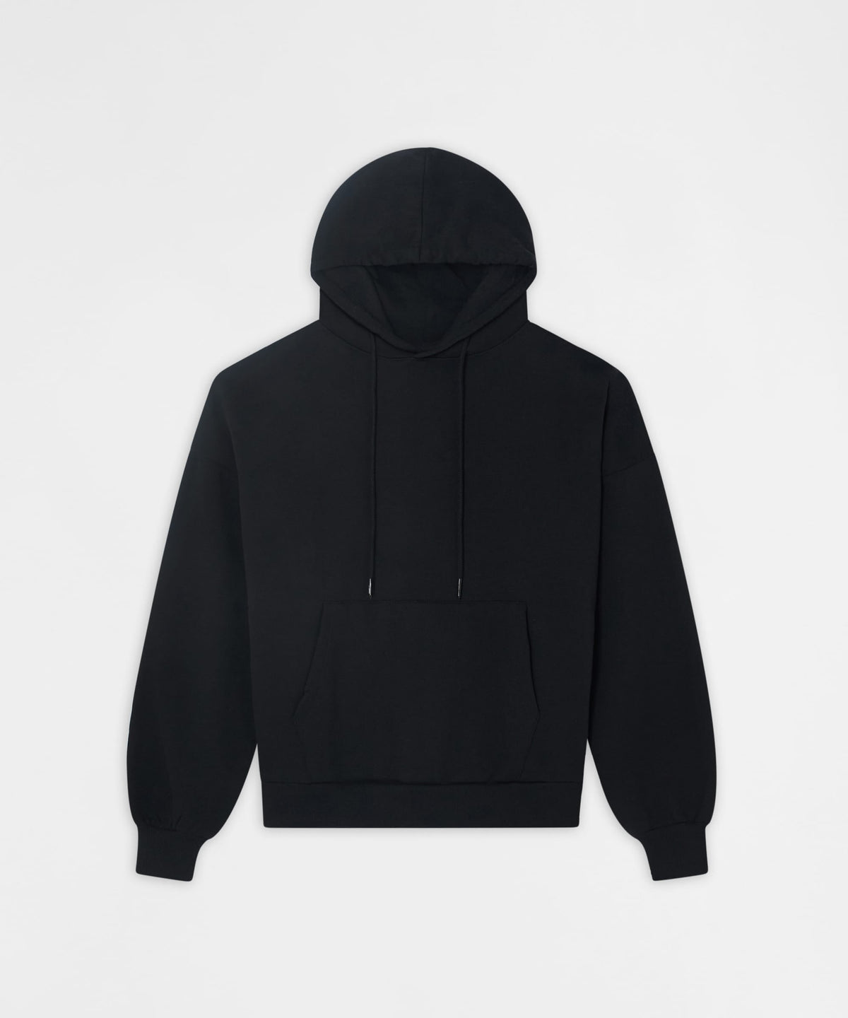 Reason Clothing Value Essential Pull Over Boxy Fit Hoodie - Black