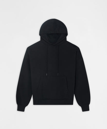 Reason Clothing Value Essential Pull Over Boxy Fit Hoodie - Black