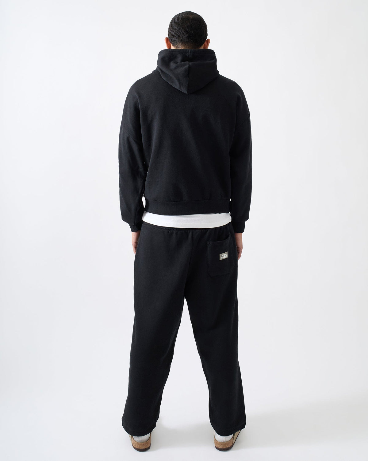 Reason Clothing Value Essential Pull Over Boxy Fit Hoodie - Black