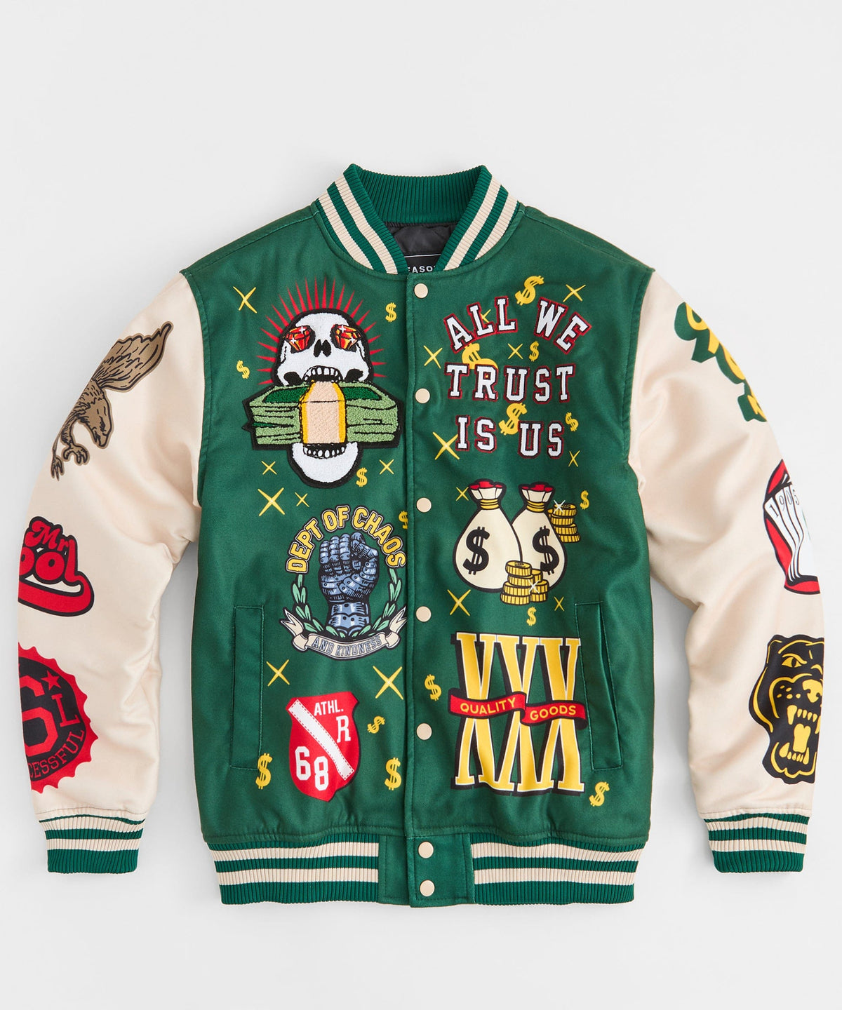 Reason Clothing Everyday Cash Flow Varsity Jacket