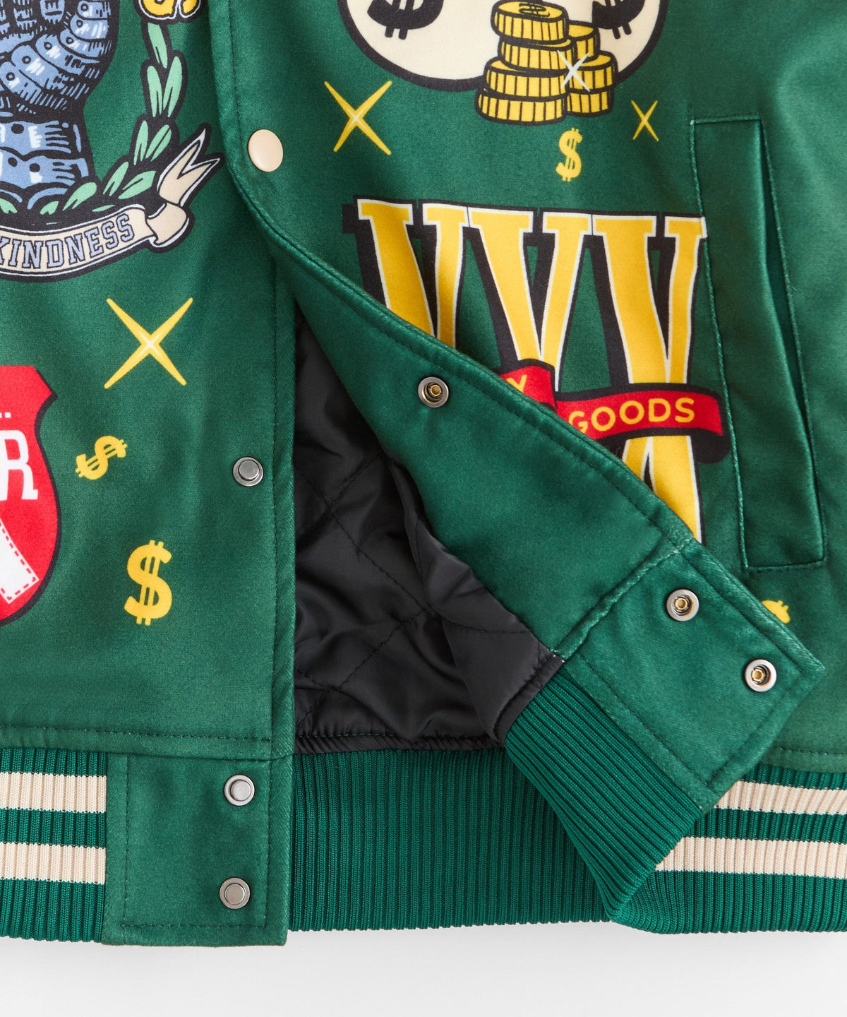 Reason Clothing Everyday Cash Flow Varsity Jacket