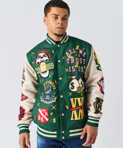 Reason Clothing Everyday Cash Flow Varsity Jacket