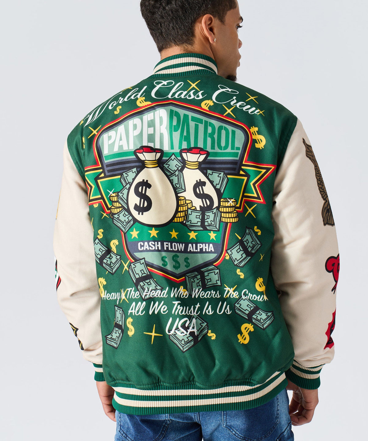 Reason Clothing Everyday Cash Flow Varsity Jacket