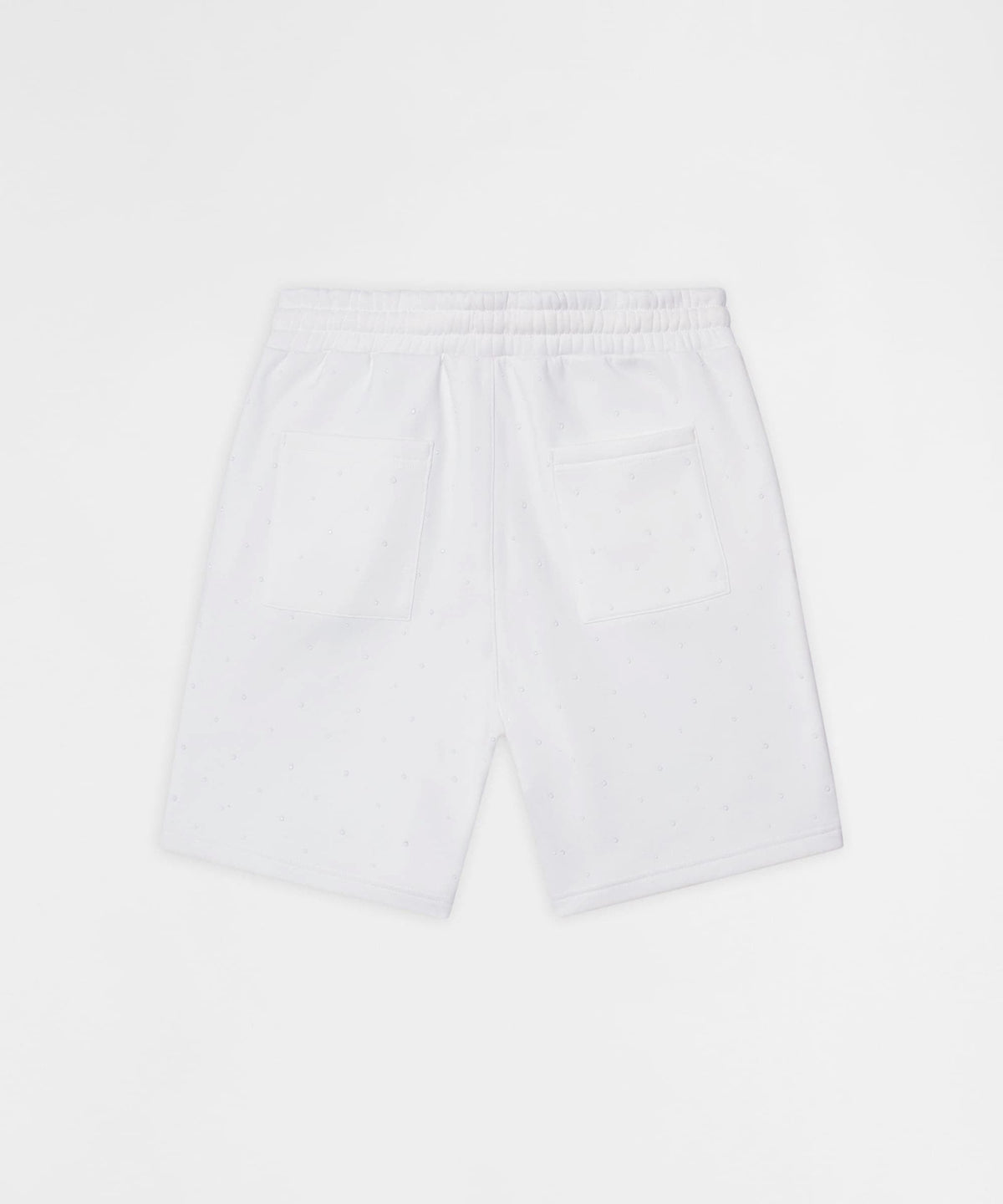 Reason Clothing Classic Washed Rhinestone Short - White