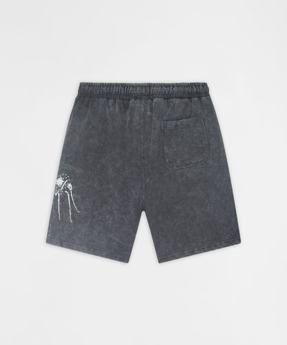 Reason Clothing Recommended Toxic Spiderwebs Short - Charcoal