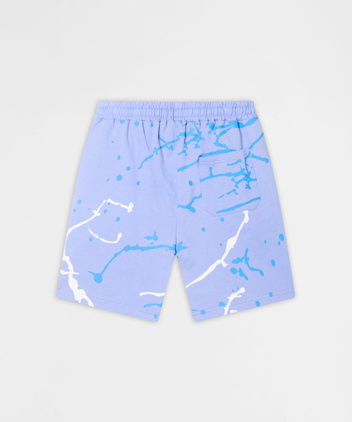 Reason Clothing Deals Painted Fleece Short - Blue
