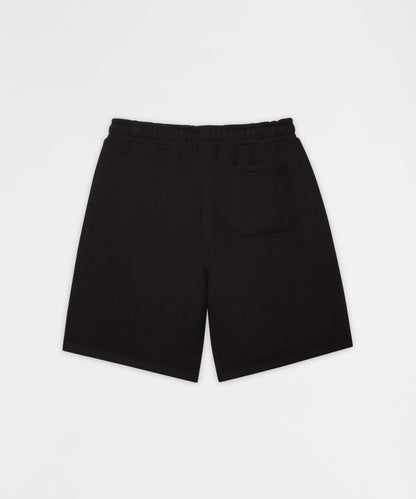 Reason Clothing Essential Crosses Embroidered Fleece Short - Black