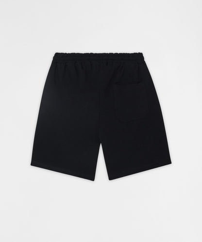 Reason Clothing Customer Favorite Money Never Sleeps Embroidered Fleece Shorts - Black