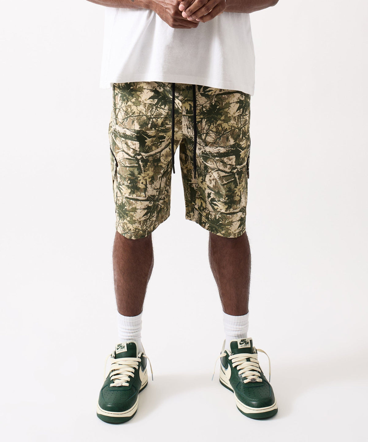 Reason Clothing Value Timberline Cargo Twill Shorts - Camo