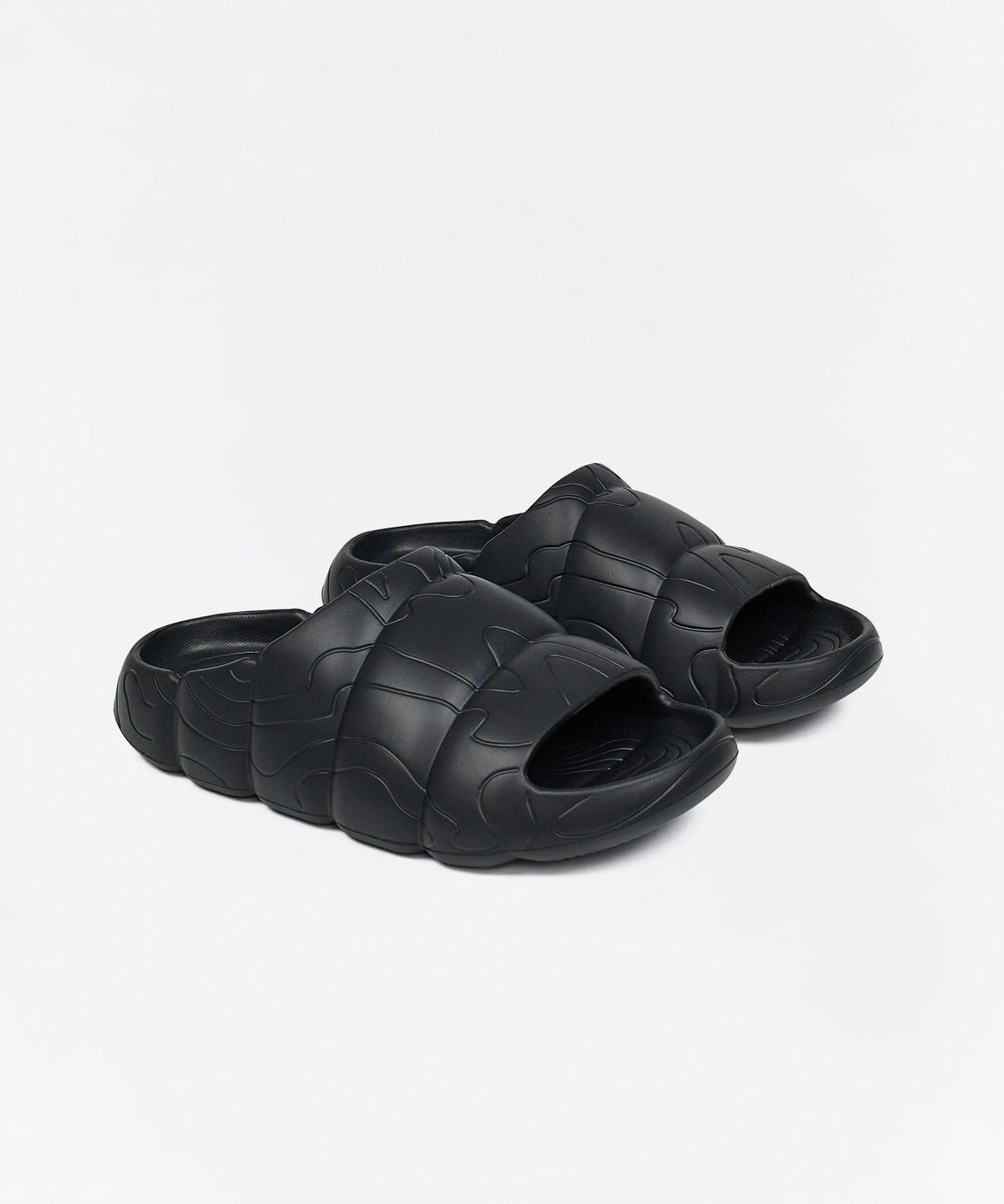 Reason Clothing Top Pick Cloud Drip Slides - Black