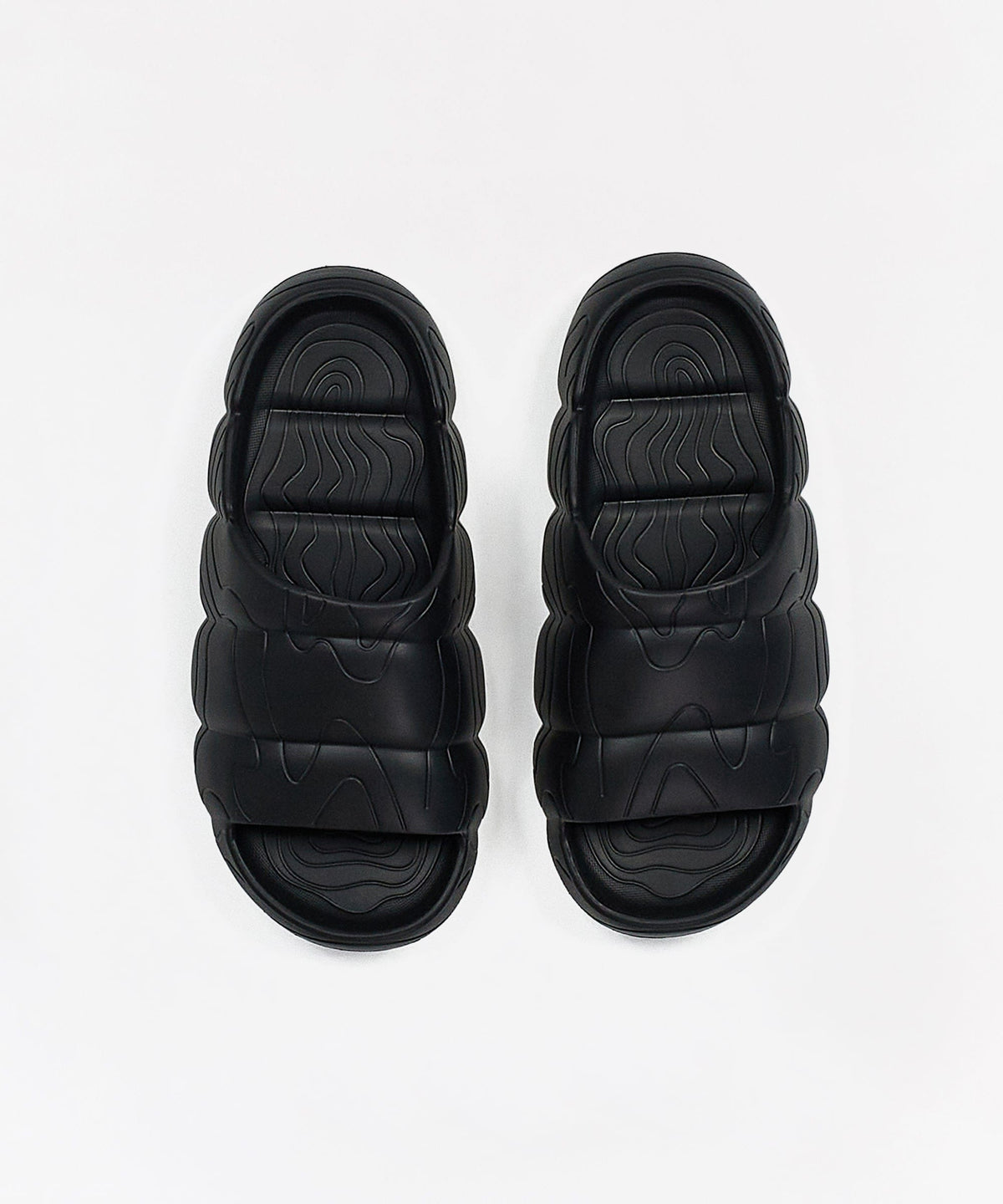 Reason Clothing Top Pick Cloud Drip Slides - Black