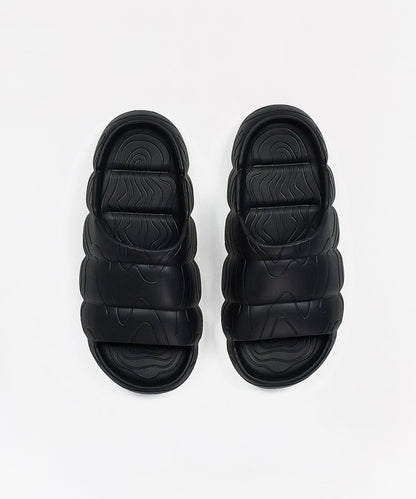 Reason Clothing Top Pick Cloud Drip Slides - Black