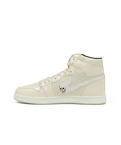 Reason Clothing Deals Flaming Skull Sneakers