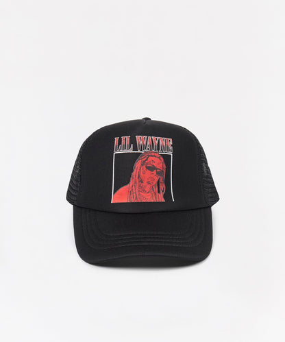 Reason Clothing Value Lil Wayne Trucker Graphic Hat - Black