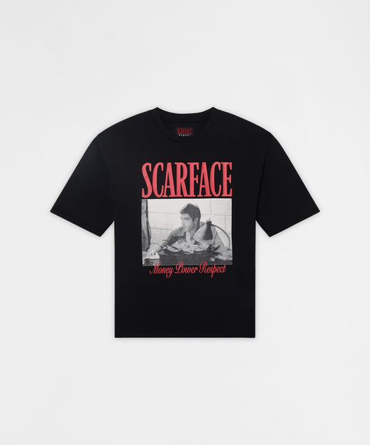 Reason Clothing Special Offer Scarface Money Power Respect Graphic Tee - Black