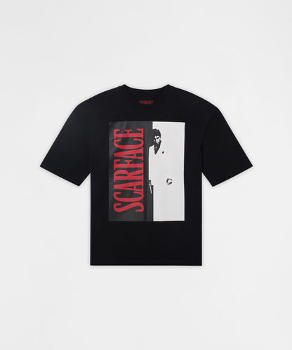 Reason Clothing Trusted Scarface Split Graphic Tee - Black