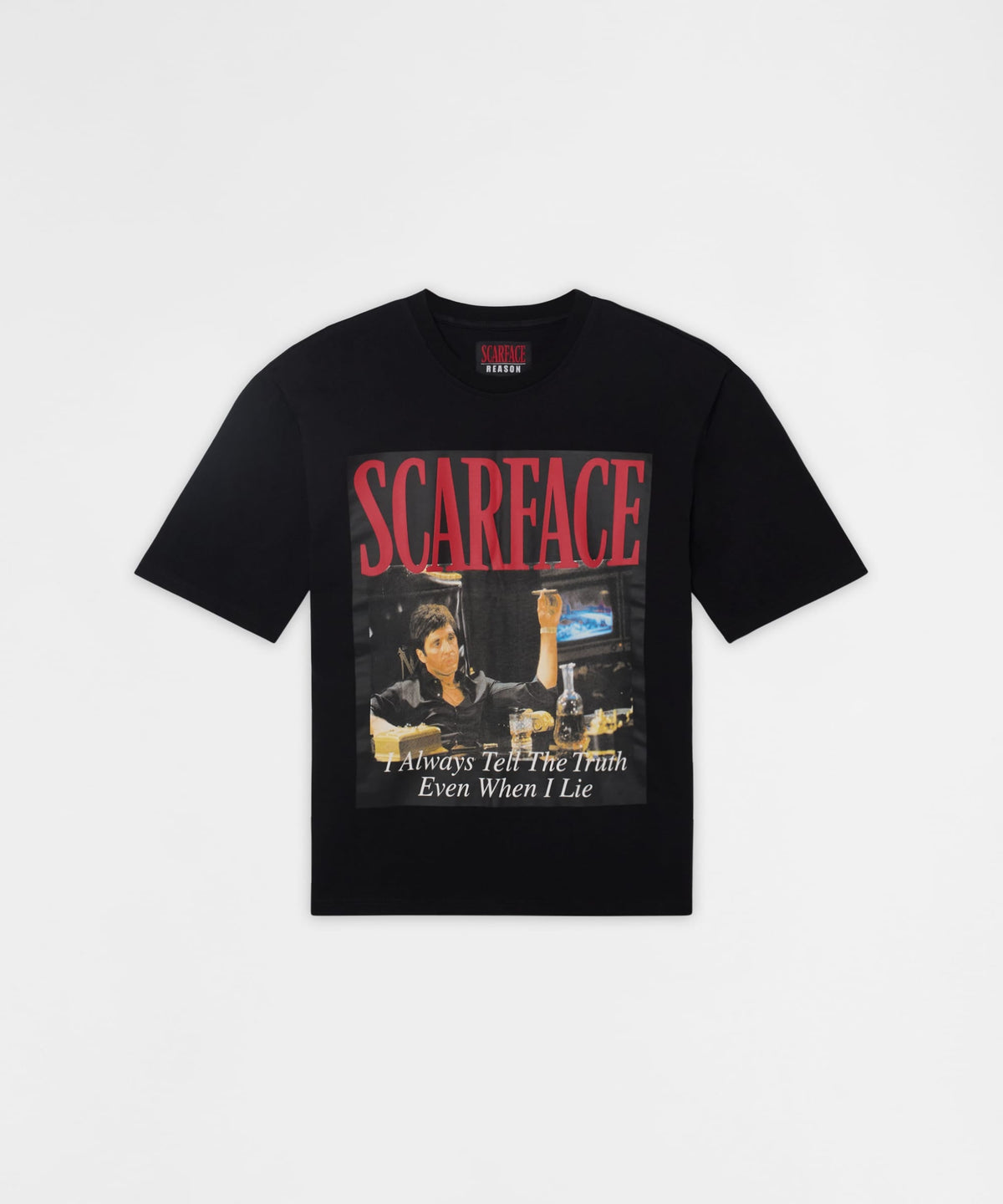 Reason Clothing Latest Scarface Lie Graphic Tee - Black