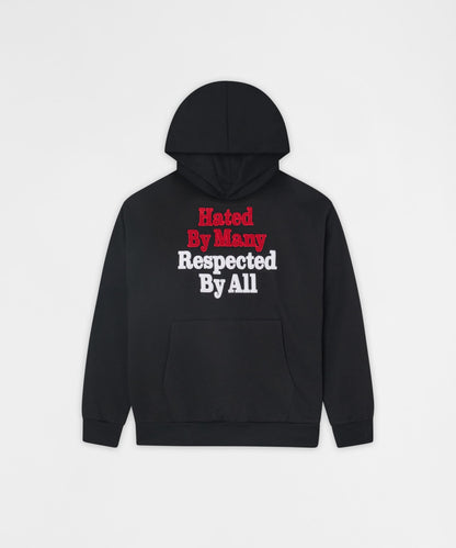 Reason Clothing Trending Hated By Many Chenille Hoodie - Black