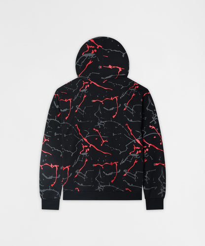 Reason Clothing Everyday Lord Forgive Me Chenille Hoodie - Black