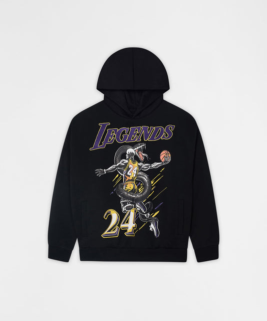 Reason Clothing Trending Legends Chenille Patched Hoodie - Black