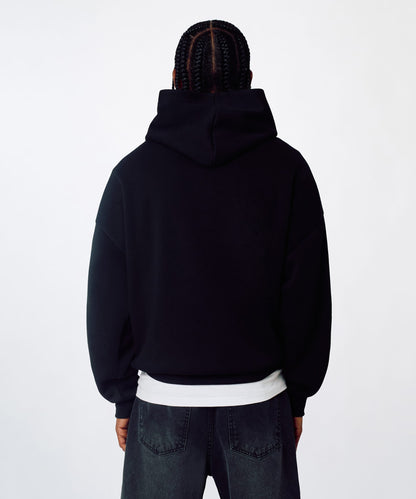 Reason Clothing Trending Legends Chenille Patched Hoodie - Black