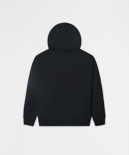 Reason Clothing Deals Henry Bear Chenille Hoodie - Black