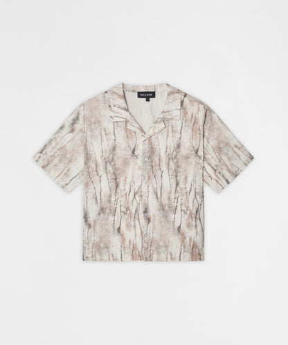 Reason Clothing Recommended Textured Marble Button Down Shirt