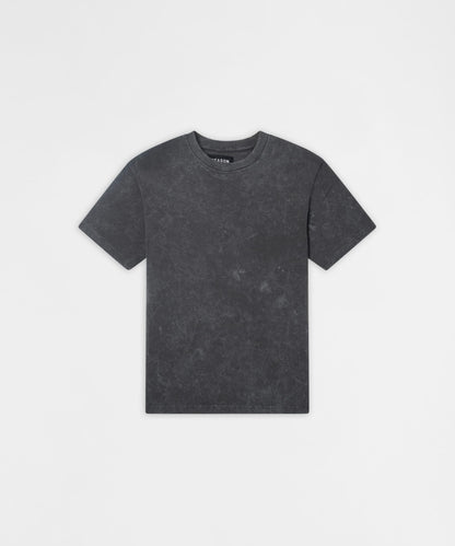 Reason Clothing Discount Washed Essentials Classic Short Sleeve Tee - Dark Grey