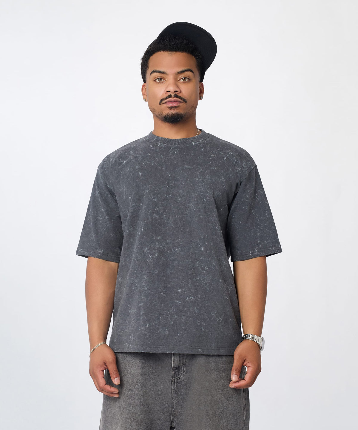 Reason Clothing Special Offer Classic Short Sleeve Tee - Charcoal