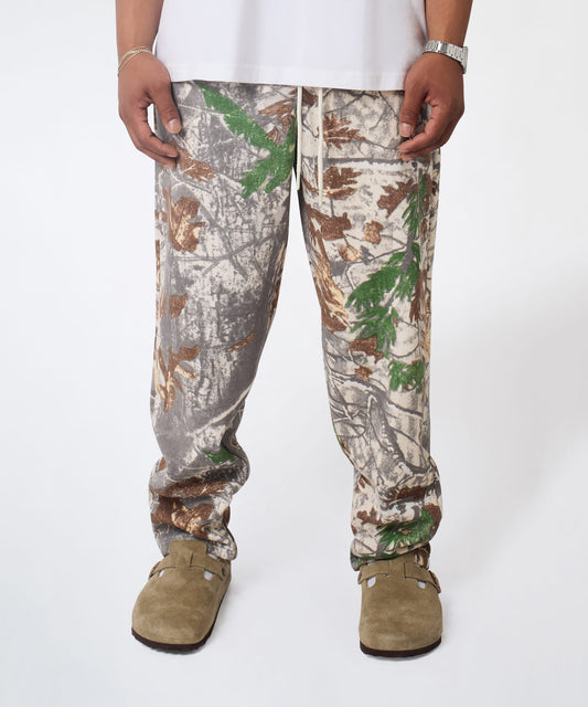 Reason Clothing Trusted Classic Open Hem Pants - White Tree