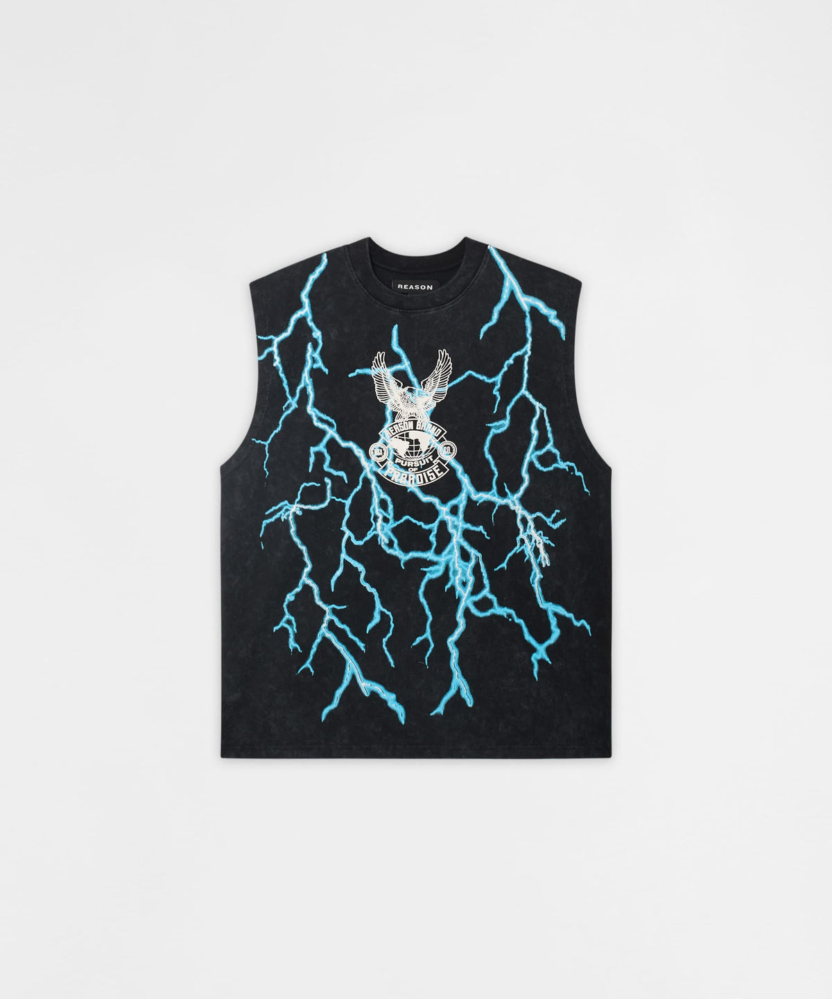 Reason Clothing Best Seller Paradise Muscle Tee - Black