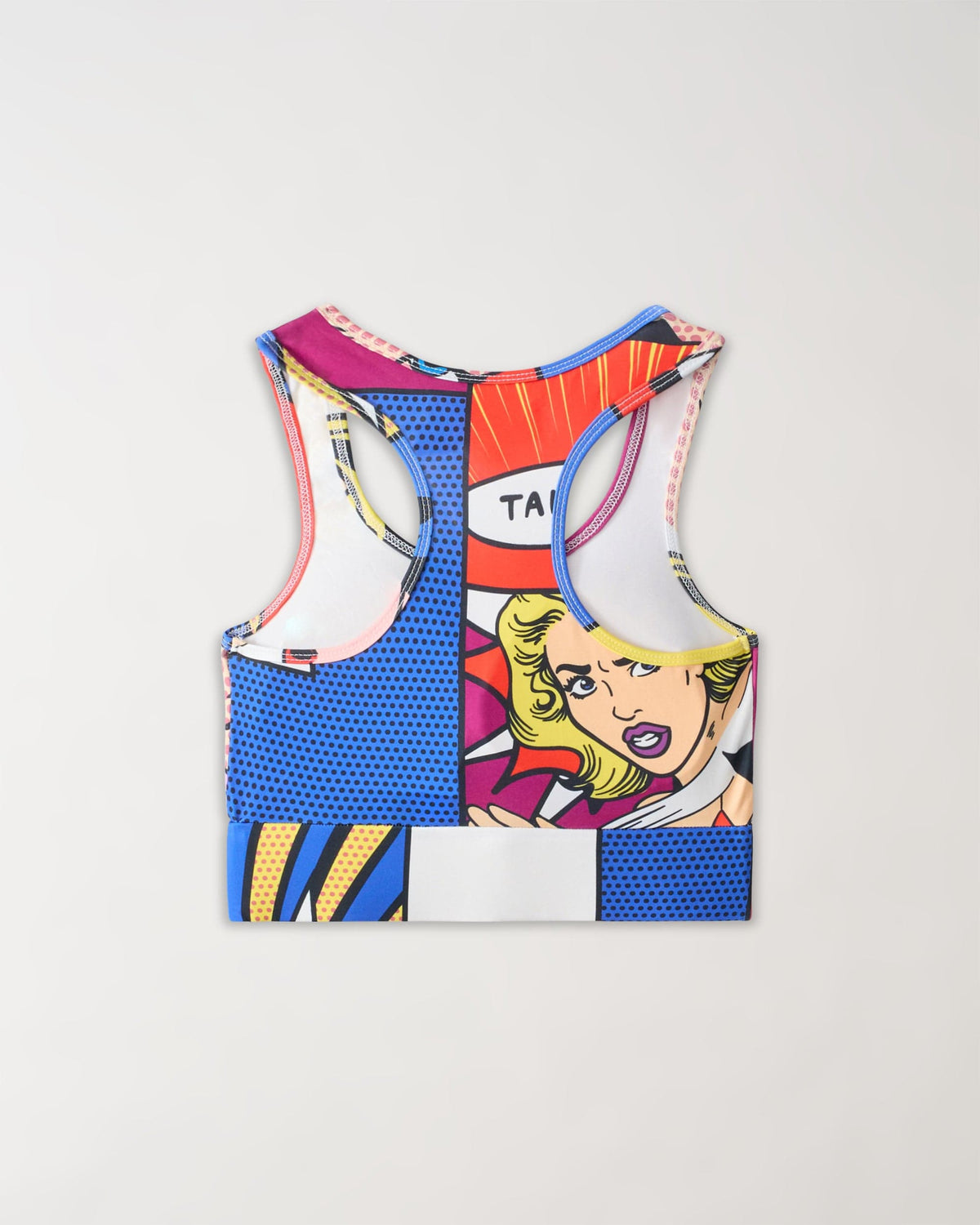 Reason Clothing Quality Womens Pop Art Sports Bra