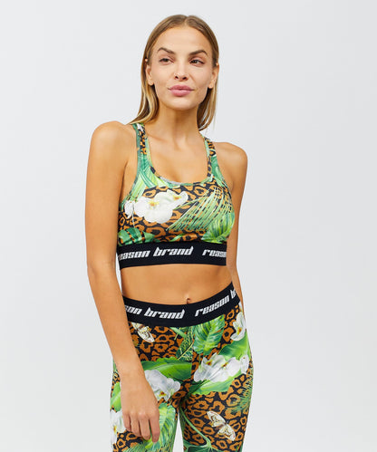 Reason Clothing Everyday Jungle Hunt Women's Sports Bra - Multicolor