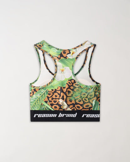 Reason Clothing Everyday Jungle Hunt Women's Sports Bra - Multicolor