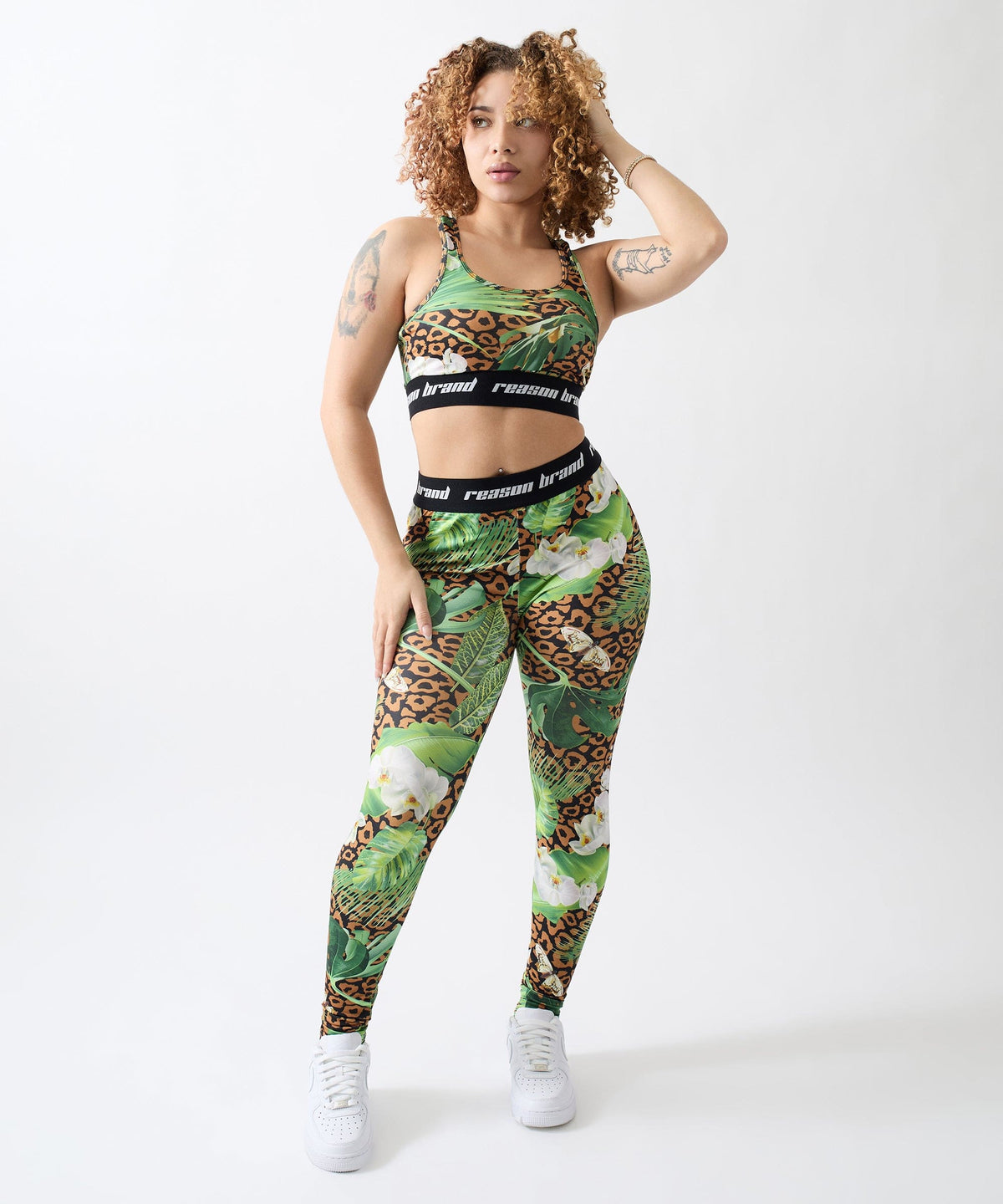 Reason Clothing Everyday Jungle Hunt Women's Sports Bra - Multicolor