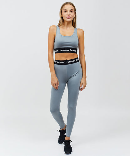 Reason Clothing Popular Cara Women's Sports Bra - Grey