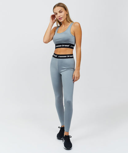 Reason Clothing Popular Cara Women's Sports Bra - Grey