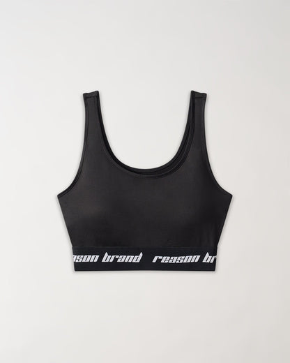 Reason Clothing Exclusive Cara Women's Sports Bra - Black