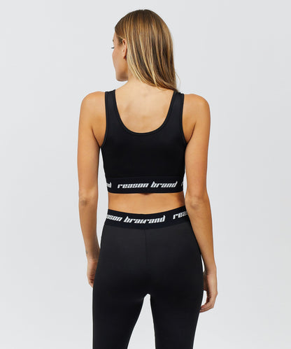 Reason Clothing Exclusive Cara Women's Sports Bra - Black