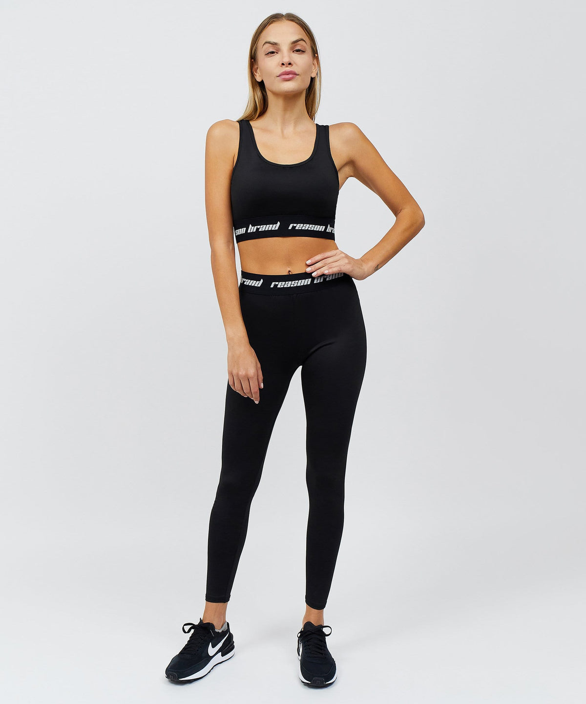 Reason Clothing Exclusive Cara Women's Sports Bra - Black