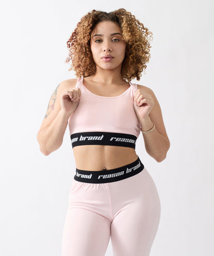 Reason Clothing New Blush Women's Sports Bra - Pink