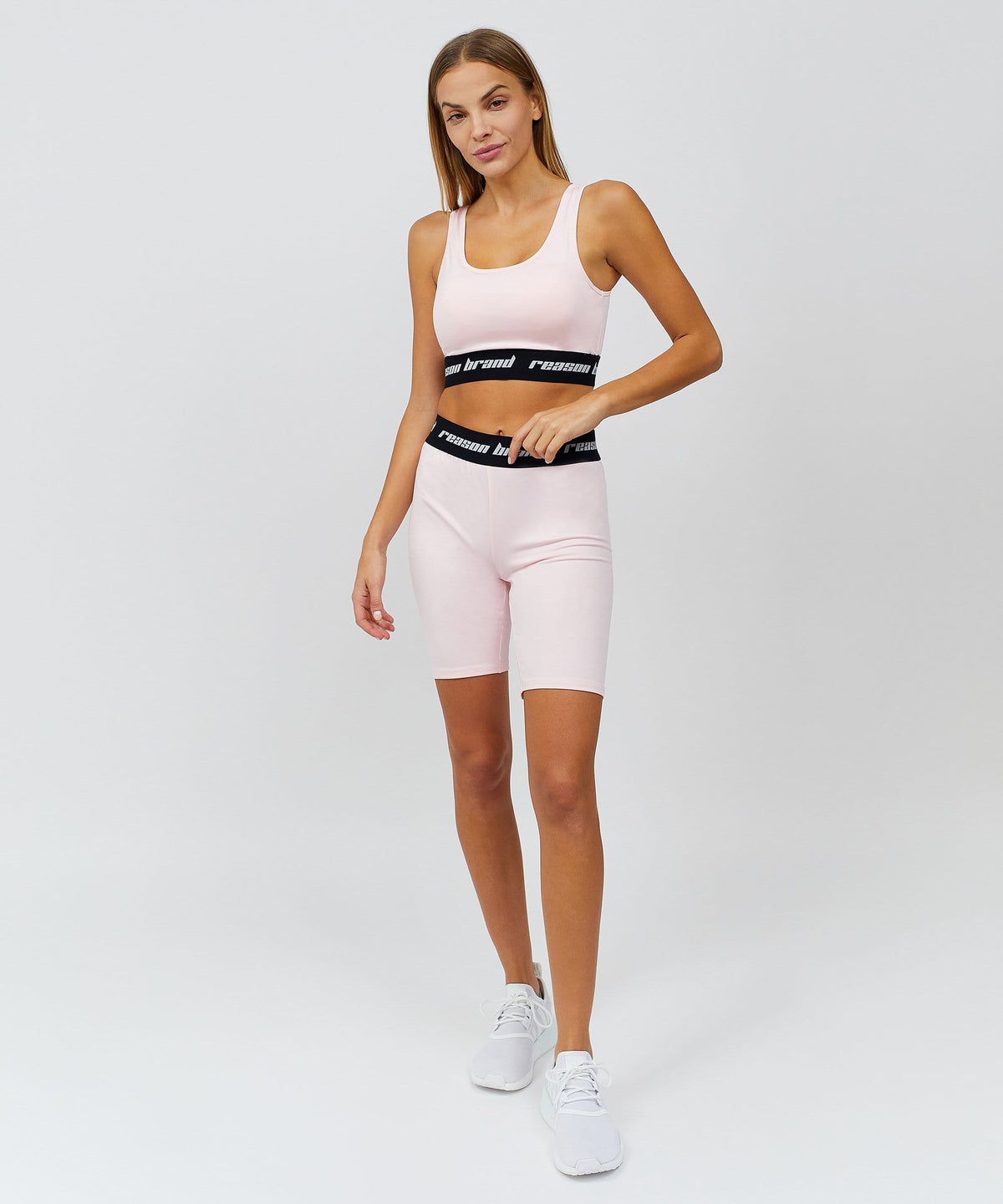 Reason Clothing Top Pick Cara Women's Biker Shorts - Pink